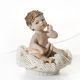 Estatuilla de porcelana MAOMAO Capodimonte, delicado muñeco bebé.