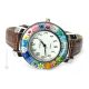 RELOJ DE PULSERA ESPACIO con auténtico cristal de Murano hecho a mano Murrine Made in Italy