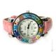 RELOJ DE PULSERA ESPACIO con auténtico cristal de Murano hecho a mano Murrine Made in Italy