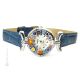 RELOJ DE PULSERA PARA SEÑORA con auténtico cristal de Murano hecho a mano Murrine Made in Italy
