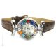 RELOJ DE PULSERA PARA SEÑORA con auténtico cristal de Murano hecho a mano Murrine Made in Italy