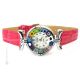 RELOJ DE PULSERA PARA SEÑORA con auténtico cristal de Murano hecho a mano Murrine Made in Italy
