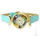 RELOJ DE PULSERA PARA SEÑORA con auténtico cristal de Murano hecho a mano Murrine Made in Italy
