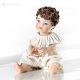 PACO Niño romántico, estatuilla de porcelana de Capodimonte.