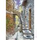 VISTAZO DE MONTECCHIO Pintura acrílica moderna sobre lienzo Made in Italy 