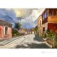 VISTAZO DE IRPINO Pintura acrílica moderna sobre lienzo Made in Italy