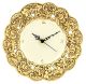 RELOJ DE ORO Artístico reloj de pared de cerámica de estilo barroco, auténtico hecho a mano y pintado Made in Italy