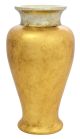 JARRÓN DE ORO Jarrón de Cerámica Creaciones Artísticas Pan de Oro 24k 925Ag Hecho a mano Hecho en Italia