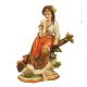 Figura de otoño Estatua de porcelana Capodimonte hecha a mano en Italia