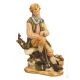 Figura de invierno Estatua Capodimonte Figura de porcelana hecha a mano Made in Italy