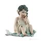 MORADO - Capodimonte, elegante estatuilla de porcelana, una obra de arte única.