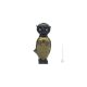 OWL Vidrio soplado de Murano Pan de oro de 24k, artesanía auténtica Made in Italy